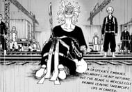 Takemichi about to die in Mikey's arms (Image via Ken Wakui, Kodansha)